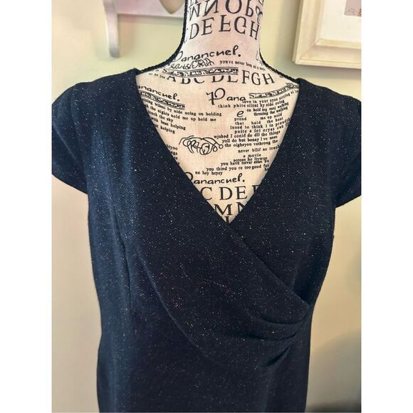 Talbots Petite Tweed Wool Silk Blend Sheath Dress - Picture 3 of 8